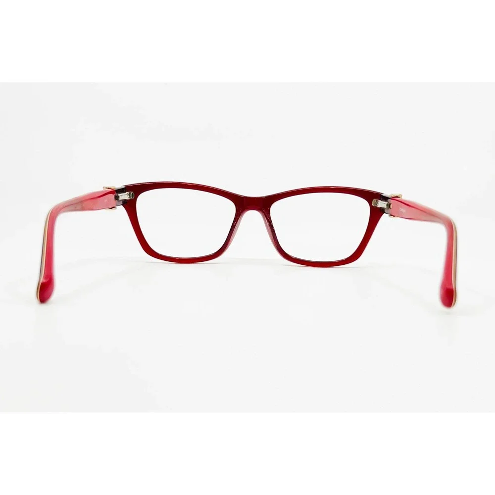 Bebe Eyeglasses Women Red Tortoise Shell Cat Eye BB5084 52-16-135